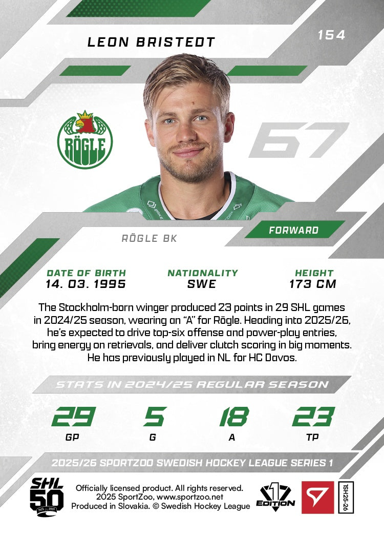 154 RBK LEON BRISTEDT - VAALEANPUNAINEN