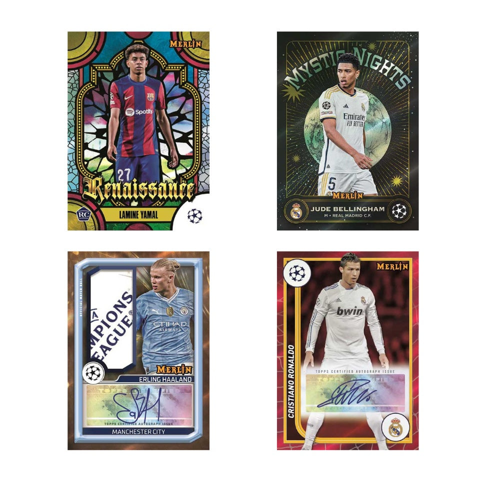 2023/24 Topps Merlin Chrome UEFA Hobby Box (Lamine Yamal Rookie)
