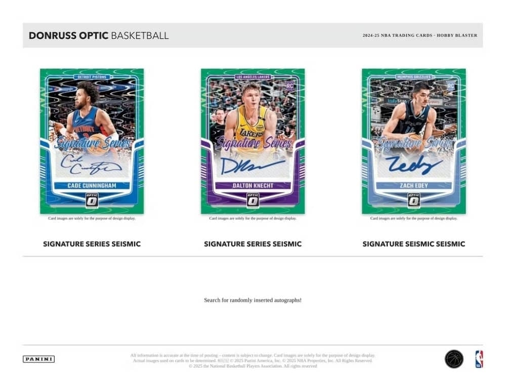 2024/25 Panini Donruss Optic -koripallon NBA-korttikotelo