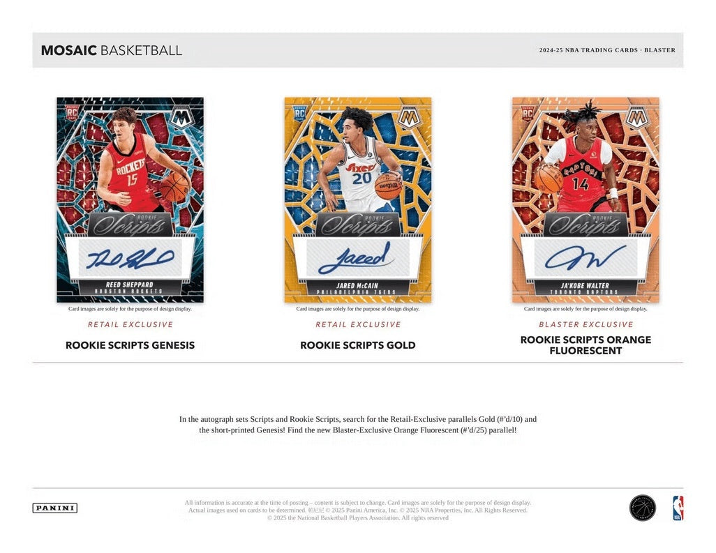 2024/25 Panini Mosaic -koripallo NBA - Blaster Box