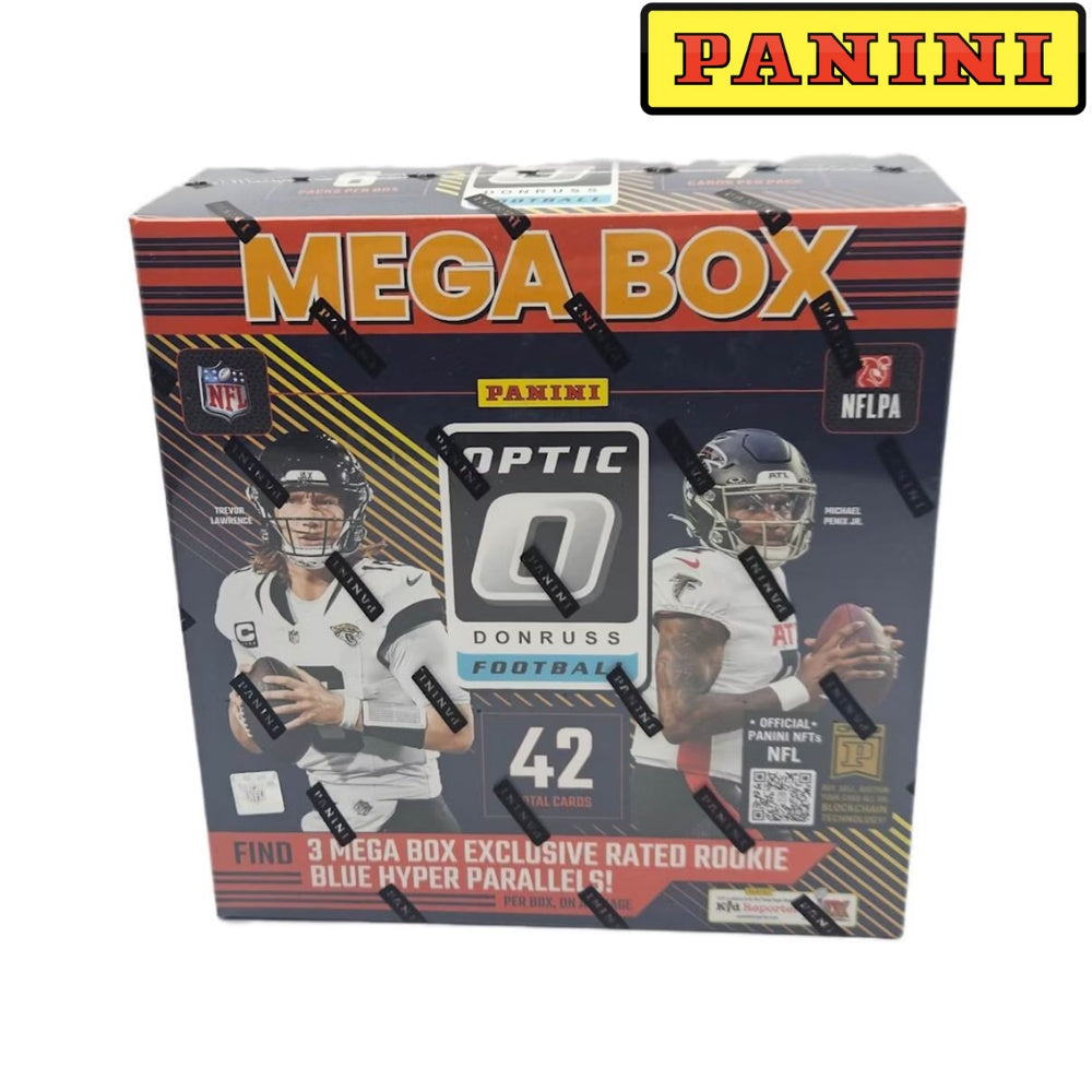 2024 Panini Donruss Optic NFL -jalkapallokortti - Mega Box