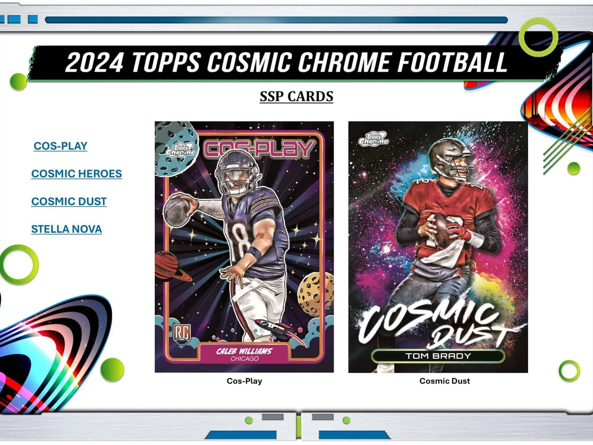 2024 Topps Cosmic Chrome -jalkapallo - Hobby Box