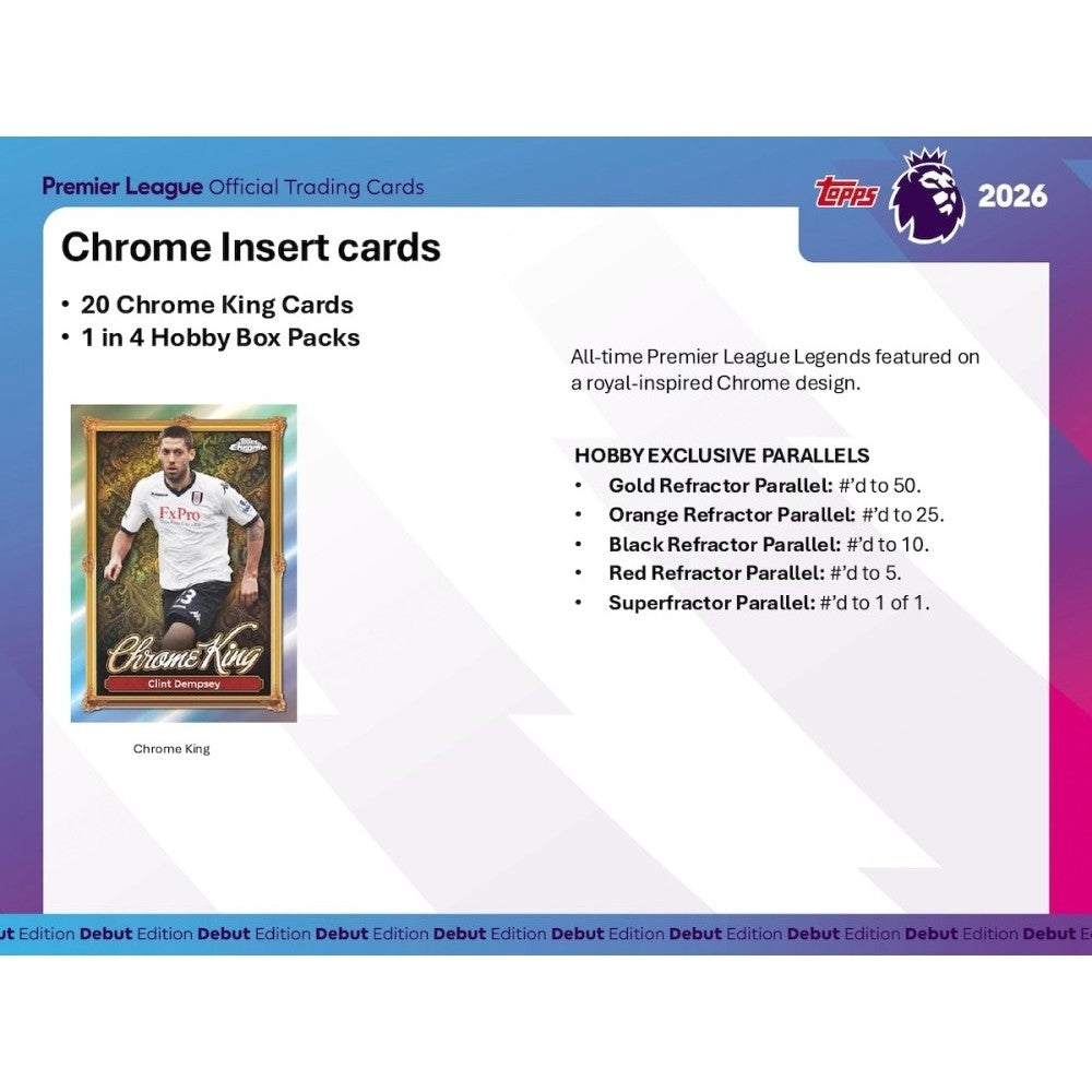 2025-26 Topps Premier League - Hobby Box