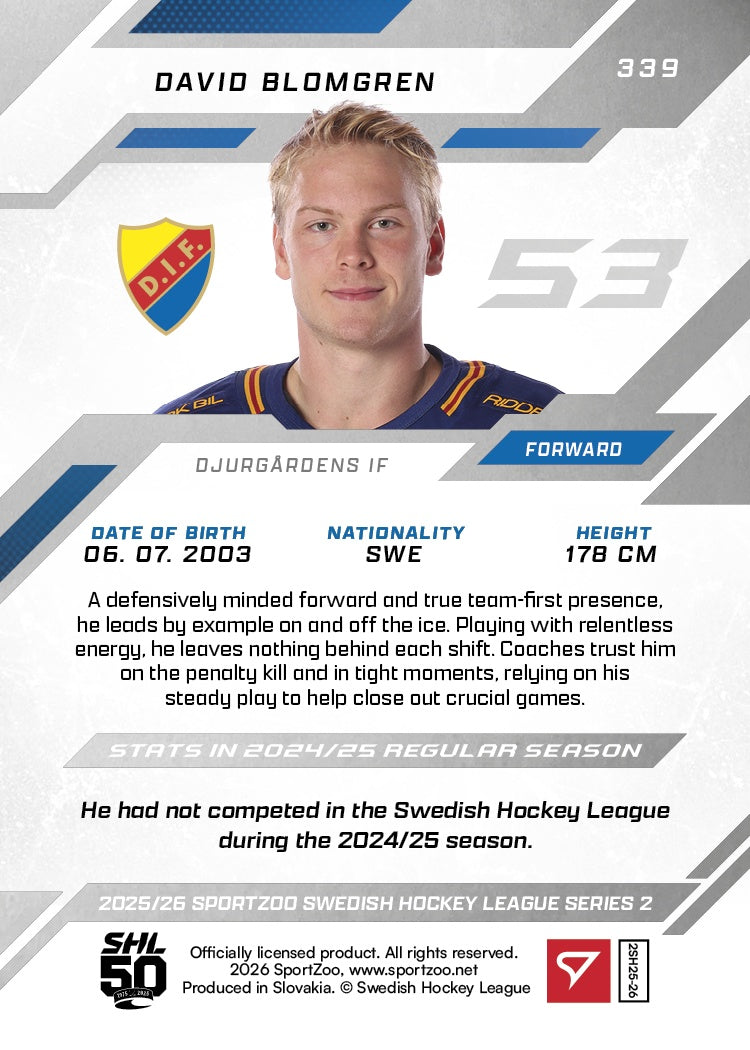 339 DIF David Blomgren SININEN