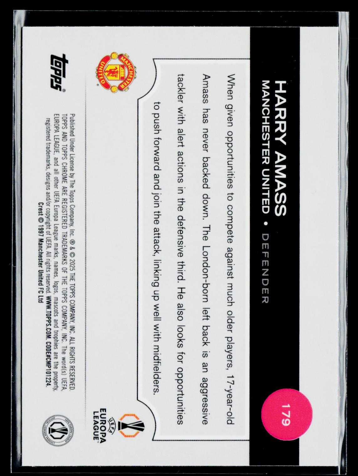 Harry Amass Manchester United RC