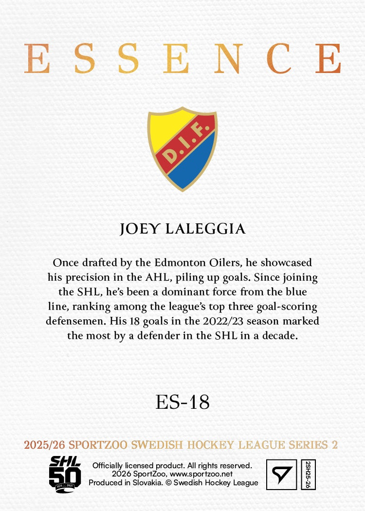 ES-18 P Joey LaLeggia KOKOELMA