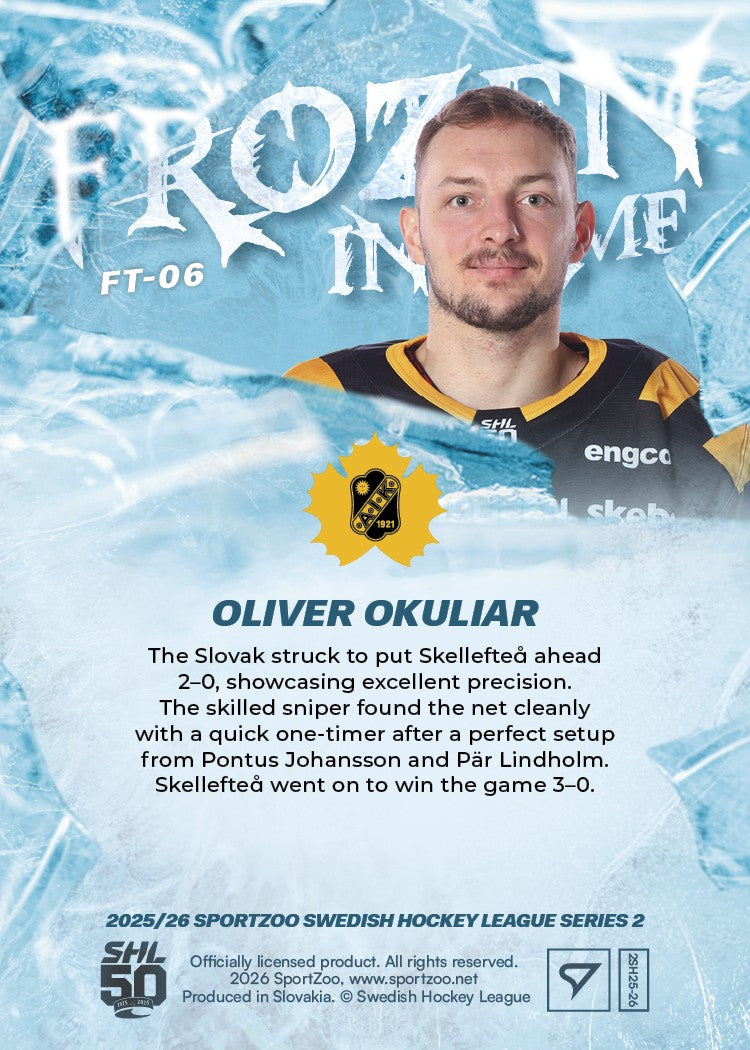 FT-06 SKE Oliver Okuliar JÄÄTYNYT AIKAAN