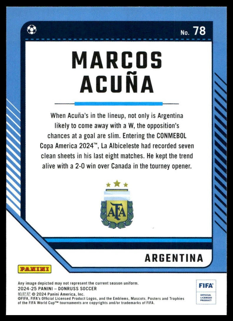 Marcos Acuna - Base - Panini Donruss 24/25