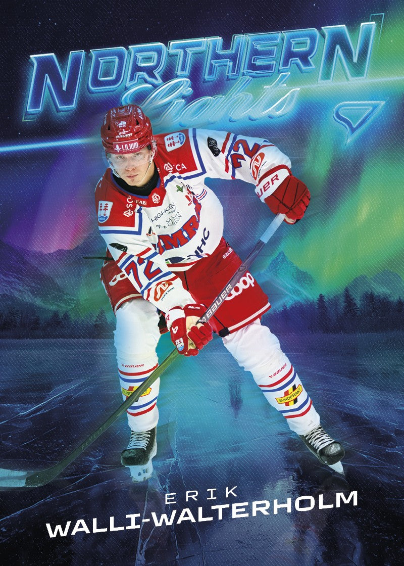 NL-19 Jääkiekkojoukkue TIK:n Erik Walli-Walterholm NORTHERN LIGHTS