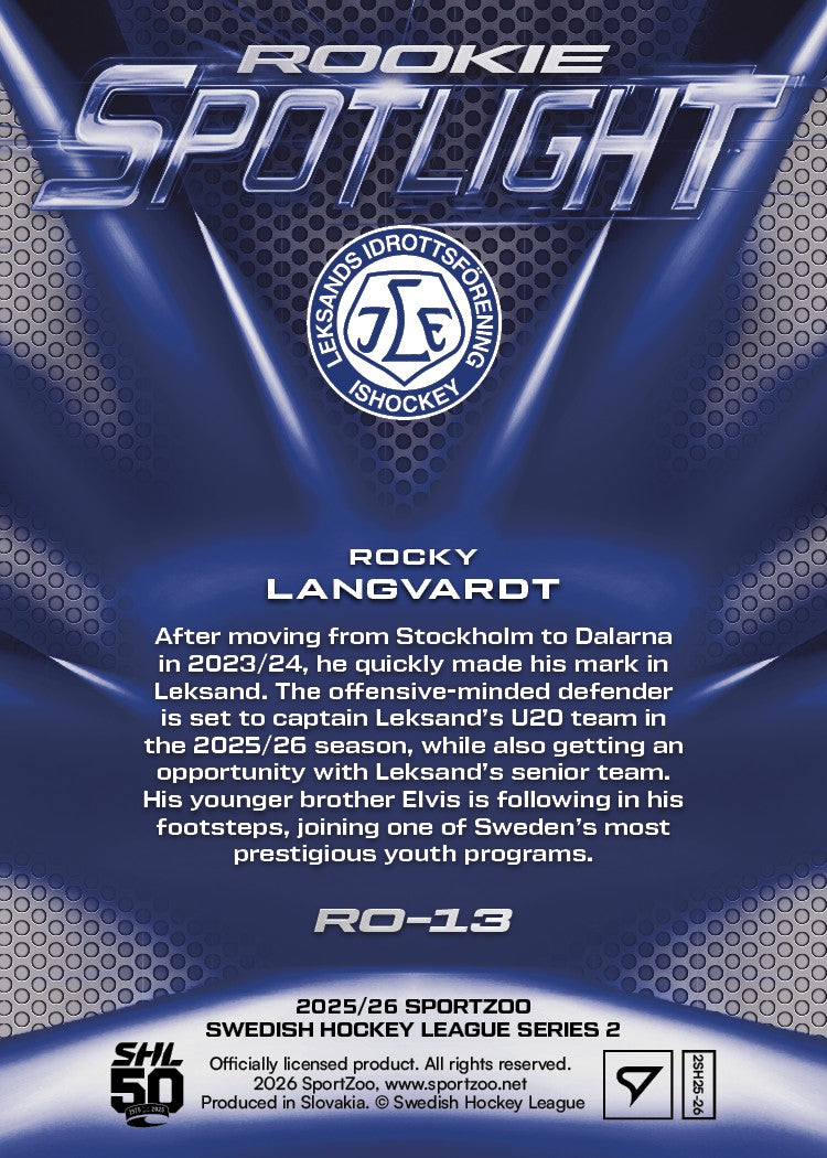 RO-13 LIF Rocky Langvardt ROOKIE-ESITTELY