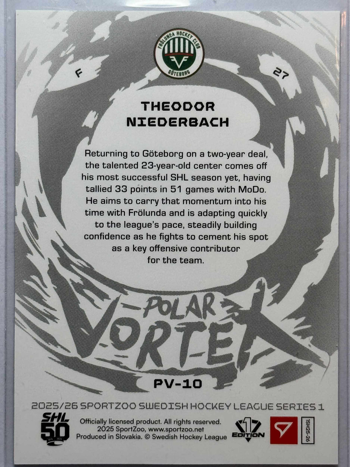 Theodor Niederbach - Numeroitu 01/99 - Polar Vortex