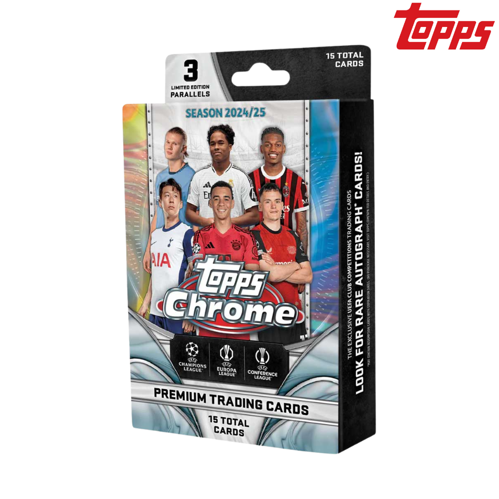2024-25 Topps Chrome® UEFA Club Competitions - Hanger Box