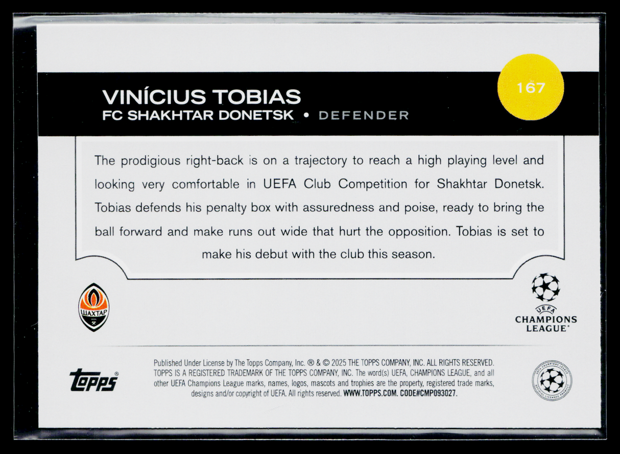 Vinícius Tobias RC Šah’tar Donetsk