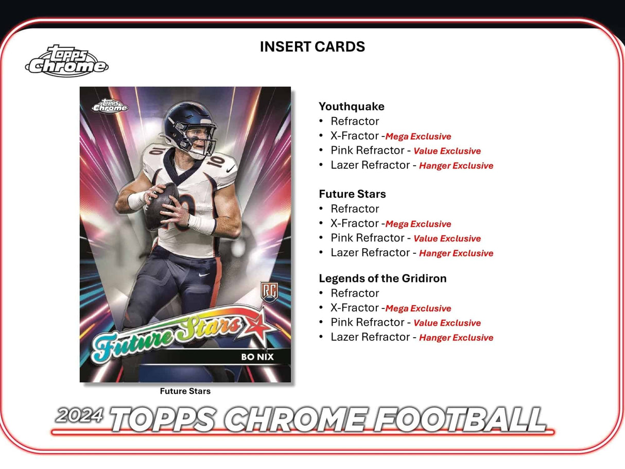 2024 Topps Chrome Football - Mega Box