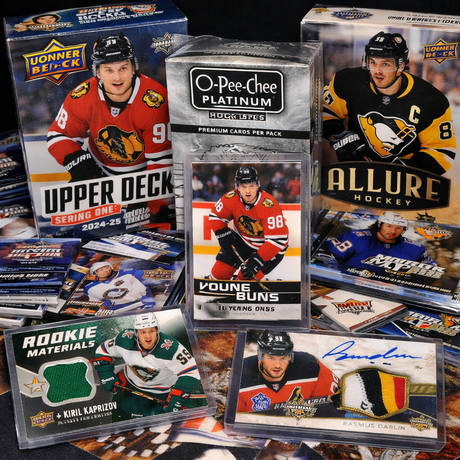 Hockeykort och hockeyboxar med samlarkänsla från NordicSportsCards