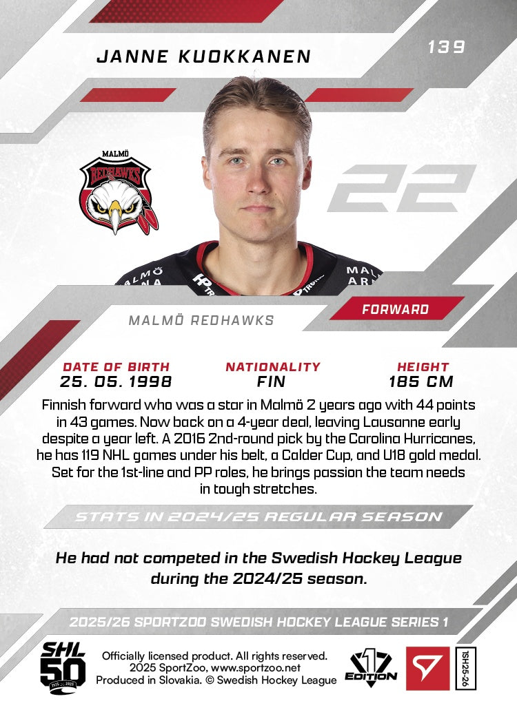 139 MIF J. KUOKKANEN - SININEN