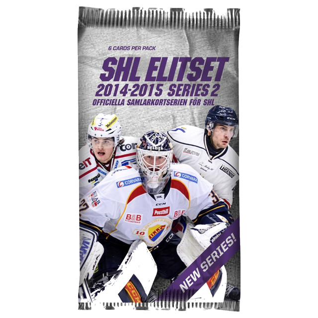 SHL Elitset 14/15 Series 2 Hobby Pack hockeybilder, samlarbilder från Svenska Hockeyligan säsongen 2014-2015.