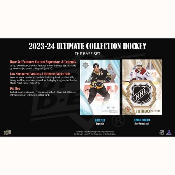 2023/24 Upper Deck Ultimate Collection -jääkiekko NHL-harrastuslaatikko