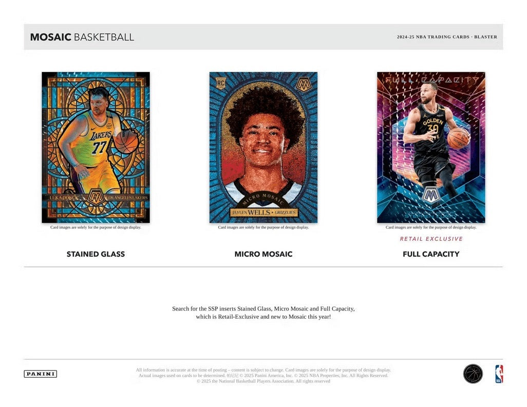 2024/25 Panini Mosaic -koripallo NBA - Blaster Box