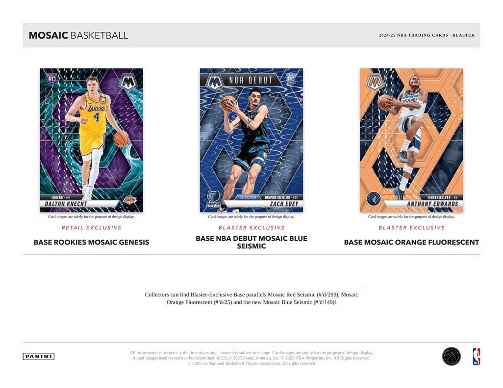 2024/25 Panini Mosaic -koripallo NBA - Blaster Box
