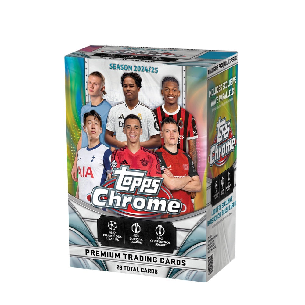 2024-25 Topps Chrome® UEFA Club Competitions - Edullisuuslaatikko