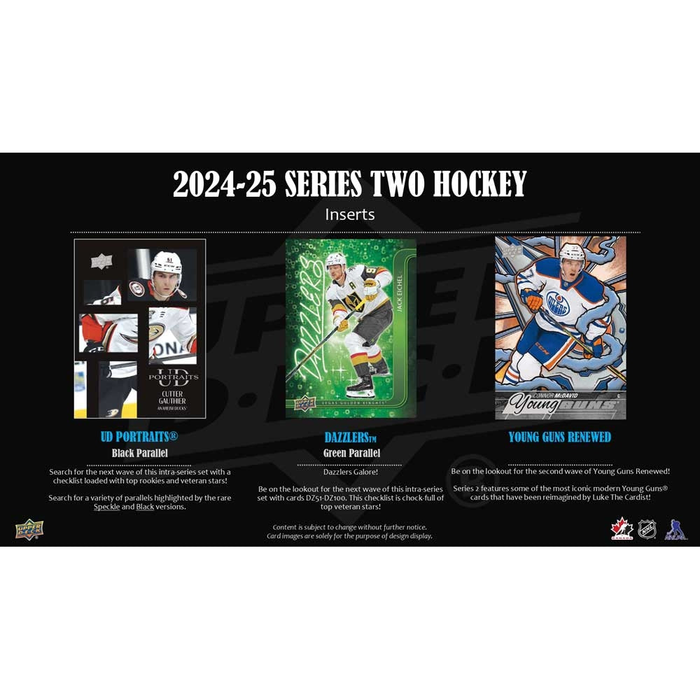 2024–25 Upper Deck Series 2 -jääkiekko - Tin