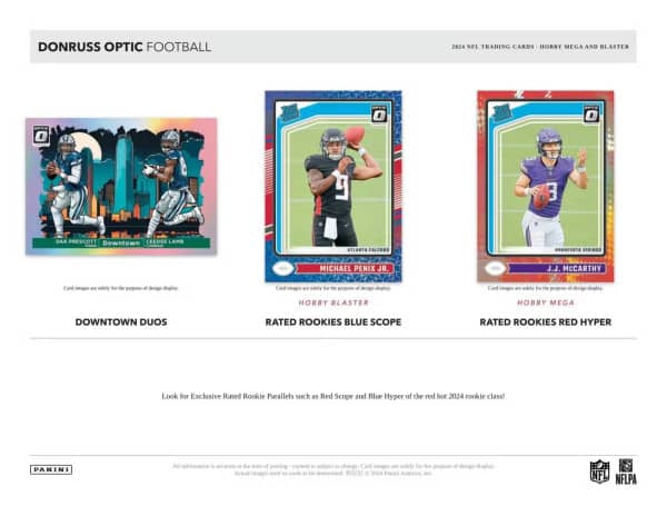 2024 Donruss Optic -jalkapallo - Blaster Box