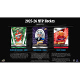 2025-26 Upper Deck MVP -jääkiekkoharrastuslaatikko - Aloittelijoille, inserteille ja rinnakkaisille pelaajille
