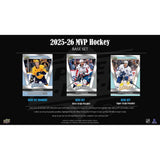 2025-26 Upper Deck MVP -jääkiekkoharrastuslaatikko - Aloittelijoille, inserteille ja rinnakkaisille pelaajille