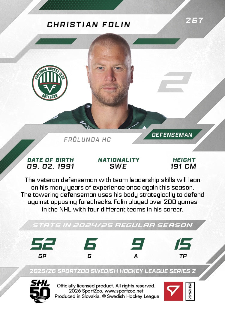 267 FHC Christian Folin SININEN