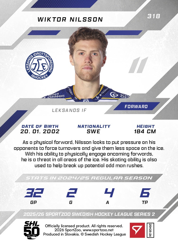 318 LIF Wiktor Nilsson PERUSKORTTI