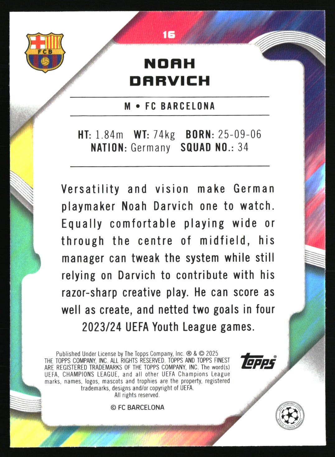 Noah Darvich PK FC Barcelona