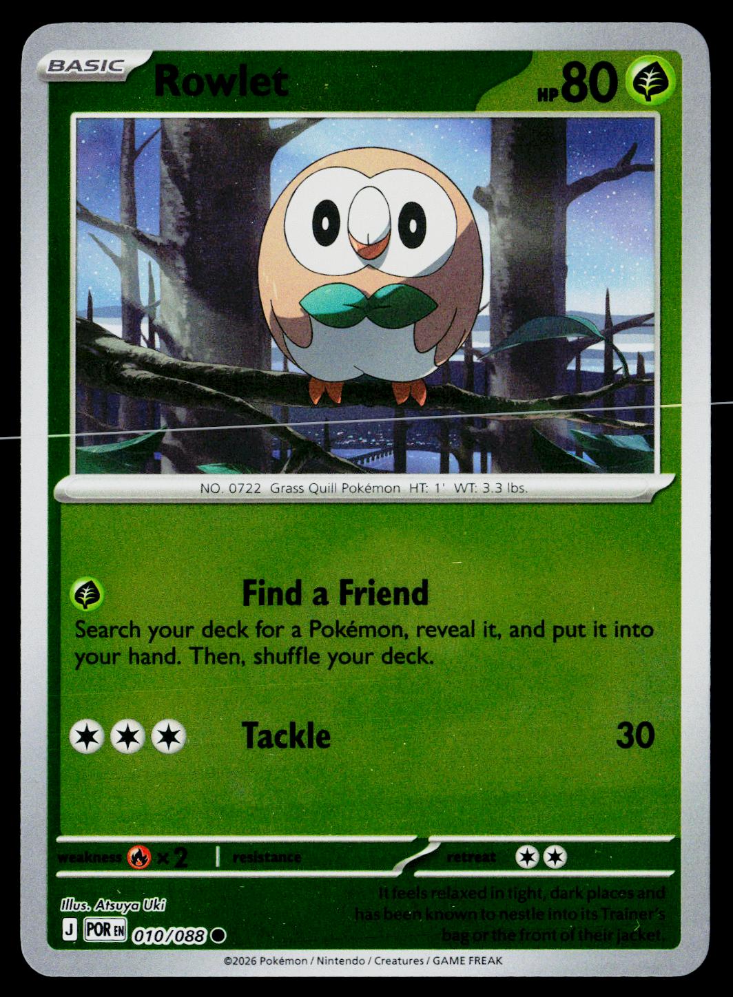 Rowlet Yleinen