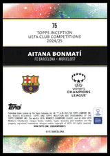 Aitana Bonmatí - Peruskortti - Topps Inception UCC 24/25