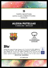 Alexia Putellas - Perus - Topps Inception UCC 24/25