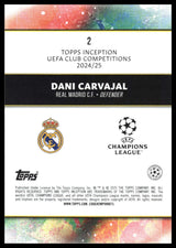 Dani Carvajal - Peruskortti - Topps Inception UCC 24/25