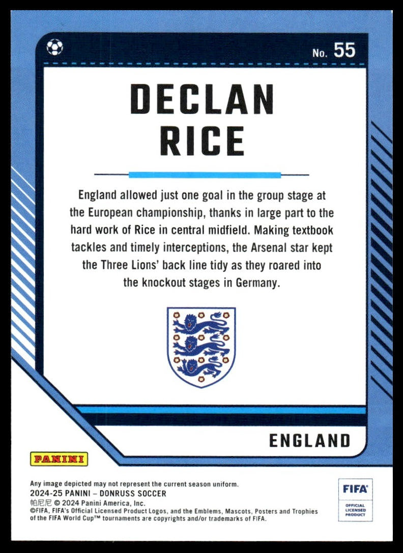 Declan Rice - Peruskortti - Panini Donruss 24/25