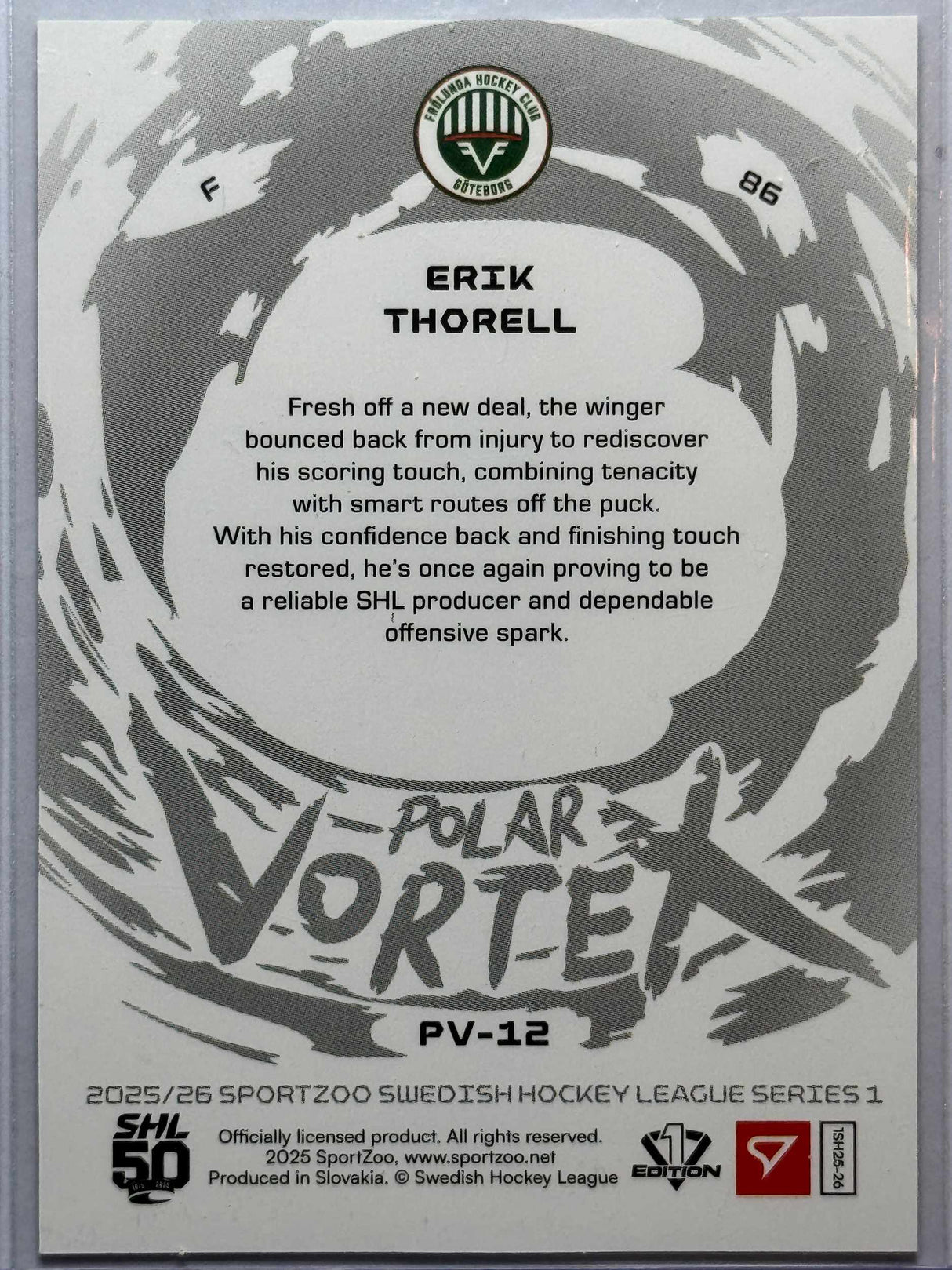 Erik Thorell - Numeroitu 95/99 - Polar Vortex