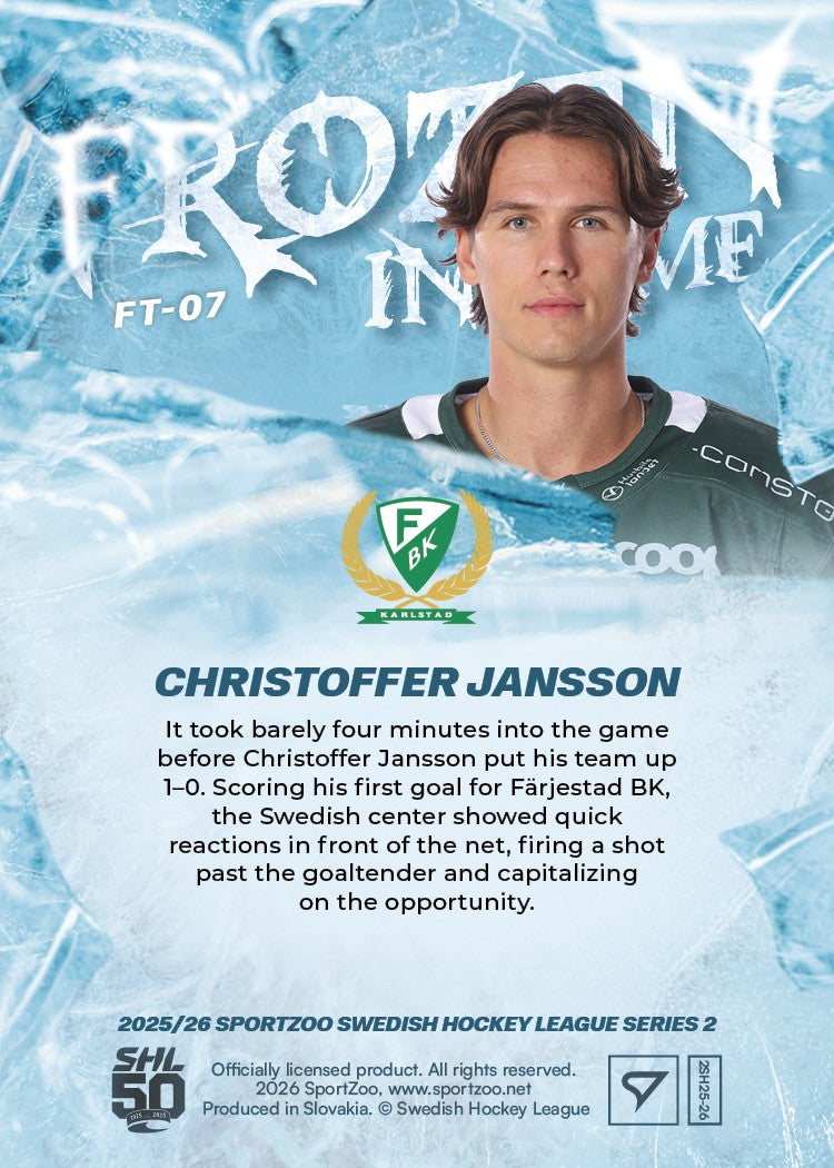 FT-07 FBK Christoffer Jansson PYSÄHTYNYT AIKAAN