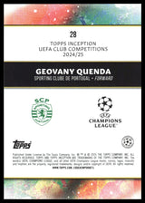 Geovany Quenda – Perus – Topps Inception UCC 24/25