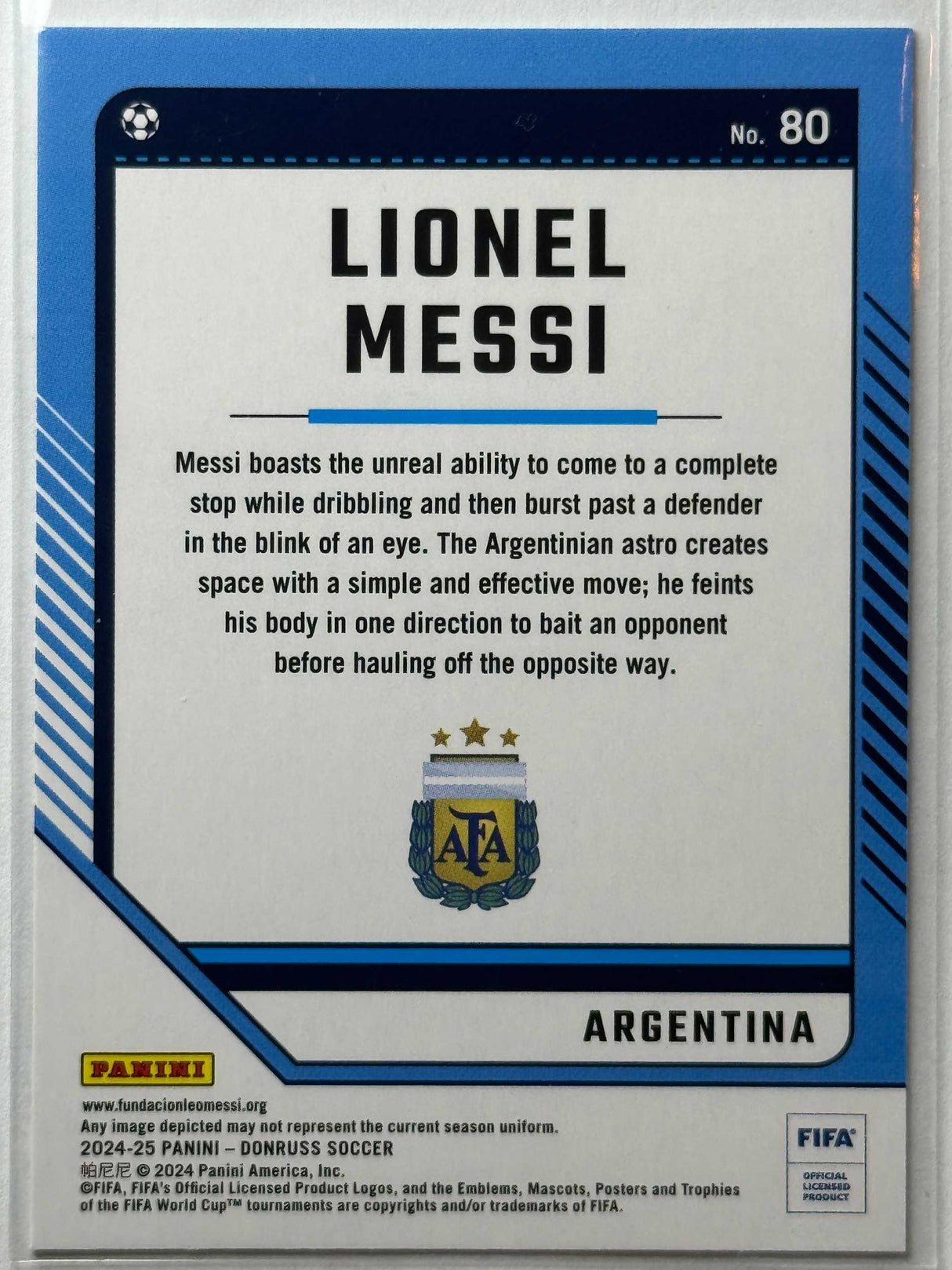 Lionel Messi - Base - Panini Donruss 24/25