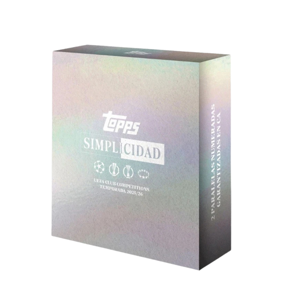 Topps UEFA Club Competitions Simplicidad 2025-26 Hobby Box