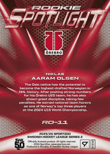 RO-11 ROOKIE SPOTLIGHT Niklas Aaram Olsen ROOKIE SPOTLIGHT