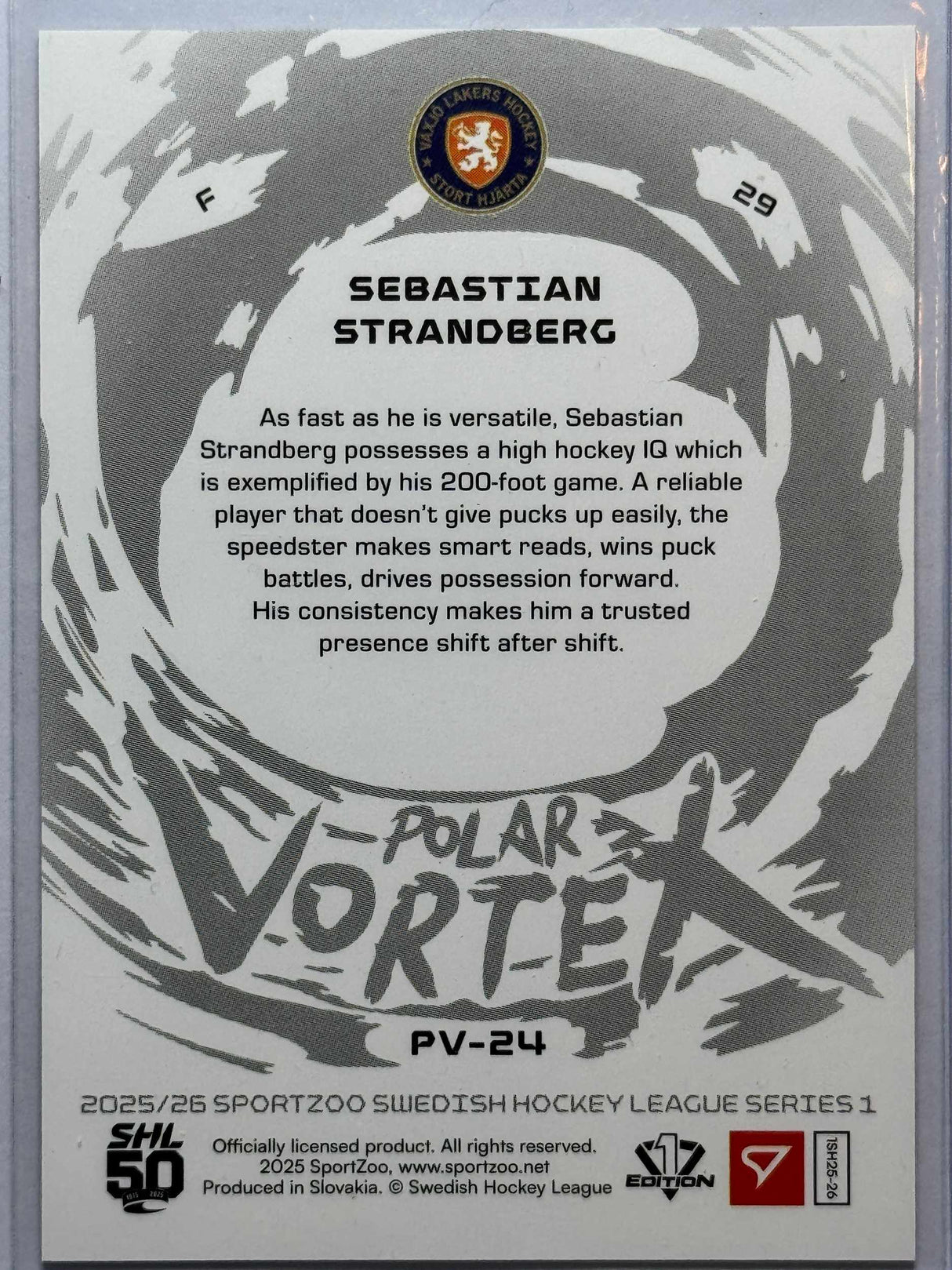Sebastian Strandberg - Numeroitu 27/99 - Polar Vortex