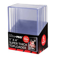 Ultra PRO Super Thick Toploader 360 pt, genomskinligt skydd för tjocka samlarkort och sportkort.