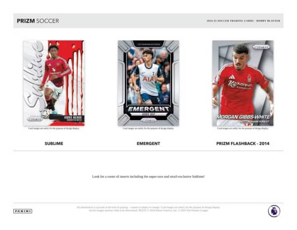 2024/25 Panini Prizm Premier League Soccer EPL Blaster Box