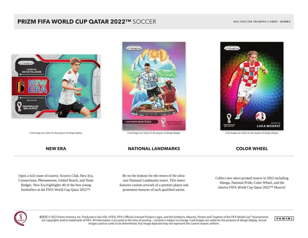 2022 Panini Prizm FIFA World Cup Qatar Soccer - Hobby Box